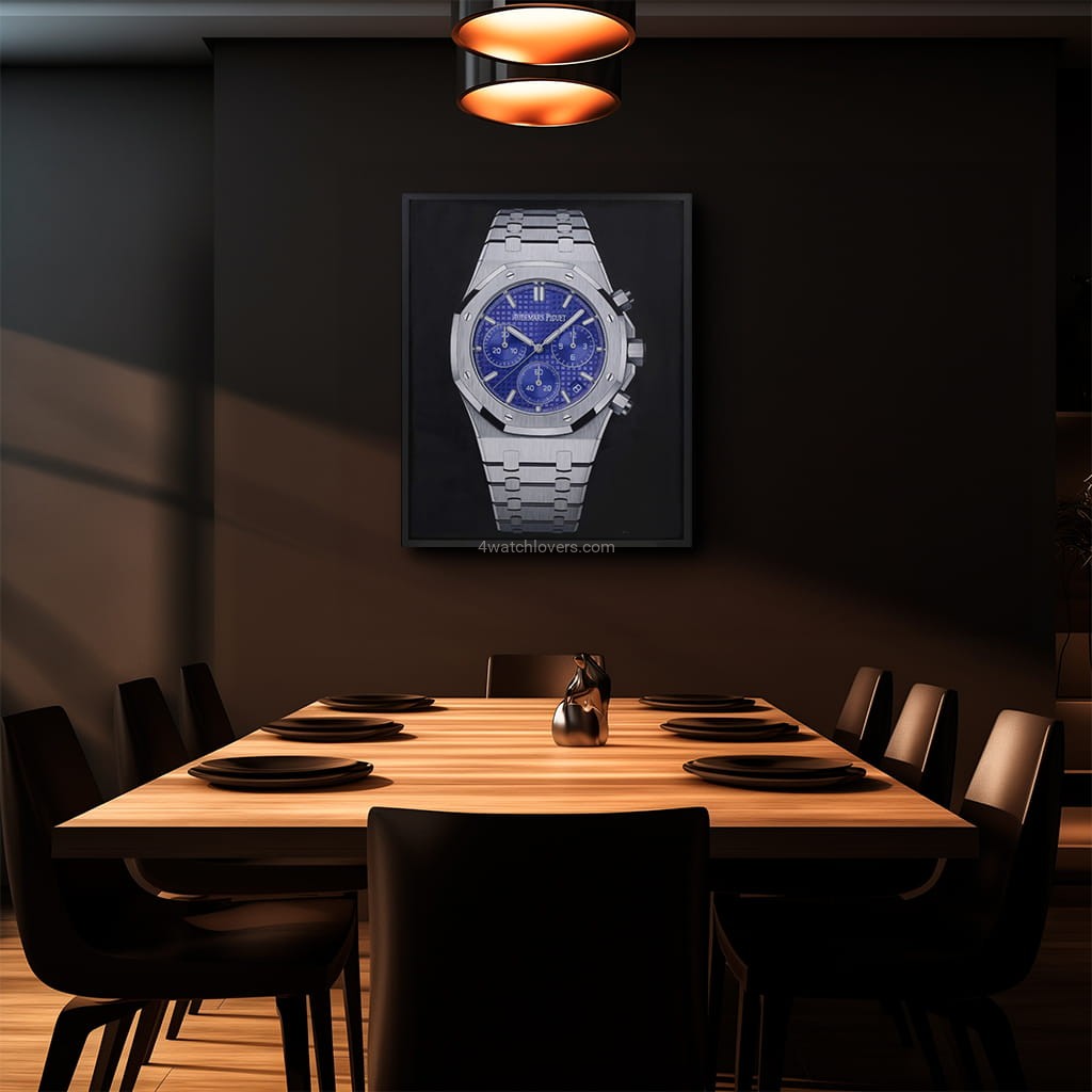 Drawing Audemars Piguet Royal Oak Chronograph purple dial real work art ...