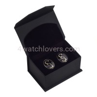 Cufflinks silver paragraphs from watch parts on a black background watches art handmade original elegant unique luxury exclusive jewelry 1.JPG