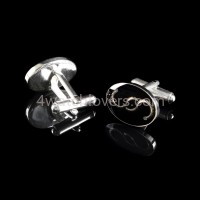 Cufflinks silver paragraphs from watch parts on a black background watches art handmade original elegant unique luxury exclusive jewelry 4.JPG