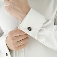 Cufflinks silver paragraphs from watch parts on a black background watches art handmade original elegant unique luxury exclusive jewelry 5.JPG