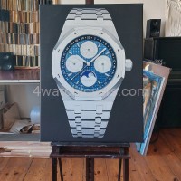 Painting Audemars Piguet Royal Oak white ceramic real work art painting watches oil paintings hand painted collector unique home shop apartment interior decoration luxury AP 6.jpg