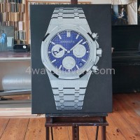 Painting Audemars Piguet Royal Oak Chronograph purple dial real work art painting watches oil paintings hand painted collector unique home shop apartment interior decoration luxury AP 6.jpg