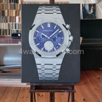 Painting Audemars Piguet Royal Oak Chronograph purple dial real work art painting watches oil paintings hand painted collector unique home shop apartment interior decoration luxury AP 7.jpg