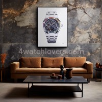 Drawing Audemars Piguet Royal Oak Frosted Gold white skeleton rainbow real work art drawing watches handjob painted reproduction copy collector crayons unique home shop apartment interior decoration luxury AP 2.jpg