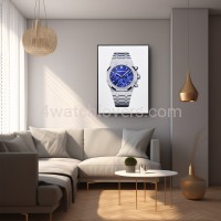 Drawing Audemars Piguet Royal Oak Chronograph purple dial real work art drawing watches handjob painted reproduction copy collector crayons unique home shop apartment interior decoration luxury AP 2.jpg