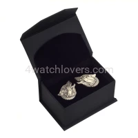 Cufflinks silver wolves from watch parts watches art handmade original elegant unique luxury jewelry exclusive 1.JPG