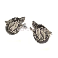 Cufflinks silver wolves from watch parts watches art handmade original elegant unique luxury jewelry exclusive 2.jpg