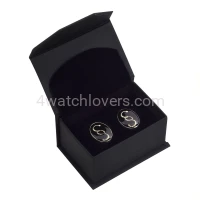 Cufflinks silver paragraphs from watch parts on a black background watches art handmade original elegant unique luxury exclusive jewelry 1.JPG