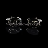 Cufflinks silver paragraphs from watch parts on a black background watches art handmade original elegant unique luxury exclusive jewelry 3.JPG