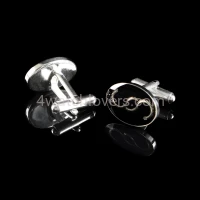 Cufflinks silver paragraphs from watch parts on a black background watches art handmade original elegant unique luxury exclusive jewelry 4.JPG