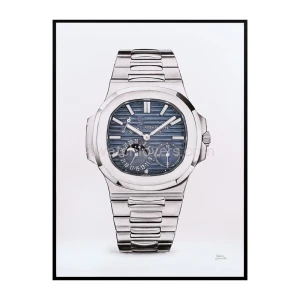 Fine Art drawing of the Patek Philippe Nautilus 5712 watch