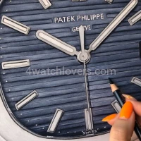 Drawing Patek Philippe 5711 Nautilus blue dial real work art painting watches paintings drawings hand painted crayons collector unique home exclusive shop office apartment interior decoration luxury white background 9.jpg