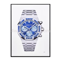 Drawing Audemars Piguet Royal Oak Chronograph Sapphire Bezel real work art drawing watches handjob painted reproduction copy collector crayons unique home shop apartment interior decoration luxury AP 1.jpg