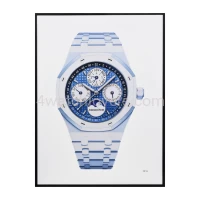 Drawing Audemars Piguet Royal Oak white ceramic real work art painting watches drawing handjob painted reproduction copy collector crayons unique home shop apartment interior decoration luxury AP 1.jpg