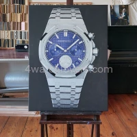 Painting Audemars Piguet Royal Oak Chronograph purple dial real work art painting watches oil paintings hand painted collector unique home shop apartment interior decoration luxury AP 7.jpg