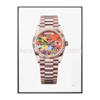 Fine Art Rolex Day Date Puzzle Dial emoji rose gold real work art painting watches paintings drawings hand painted crayons collector unique home shop office apartment exclusive interior decoration luxury.jpg